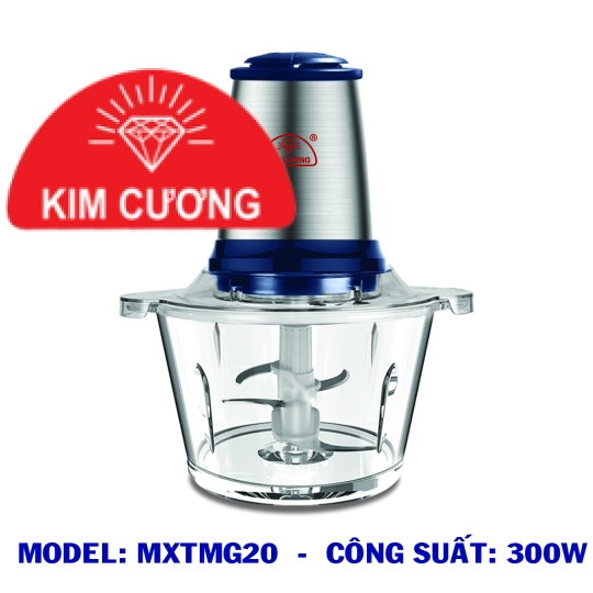 MÁY XAY TỎI (THỦY TINH) - MODEL: MXTG20 - CÔNG SUẤT: 300W - DUNG TÍCH: 2 LÍT