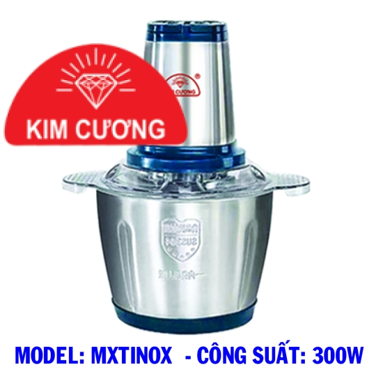MÁY XAY TỎI (INOX) - MODEL: MXTINOX - CÔNG SUẤT: 300W - DUNG TÍCH: 2 LÍT