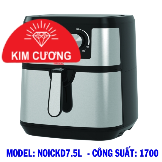 NỒI CHIÊN KHÔNG DẦU 7.5L - MODEL: NOICKD7.5L - CÔNG SUẤT: 1700W - DUNG TÍCH: 7.5 LÍT