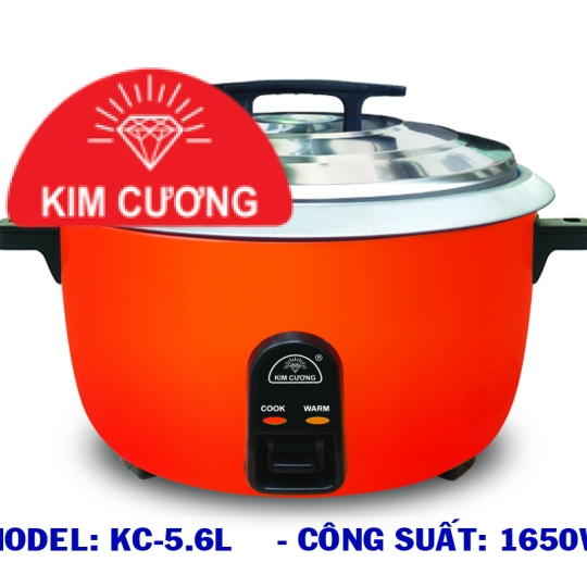 NỒI CƠM ĐIỆN 5.6L - MODEL: KC-5.6L - CÔNG SUẤT: 1650W - DUNG TÍCH: 5.6 LÍT