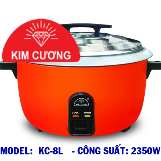 NỒI CƠM ĐIỆN 8L - MODEL: KC-8L - CÔNG SUẤT: 2350W - DUNG TÍCH: 8 LÍT